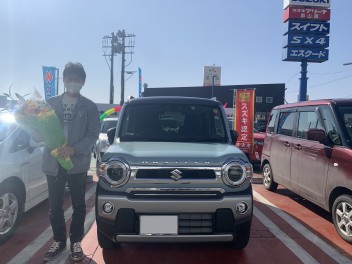 Ｆ様、ハスラーご納車致しました